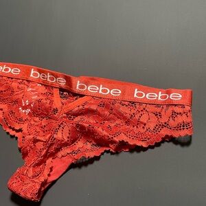 Bebe Scarlet Lace Briefs